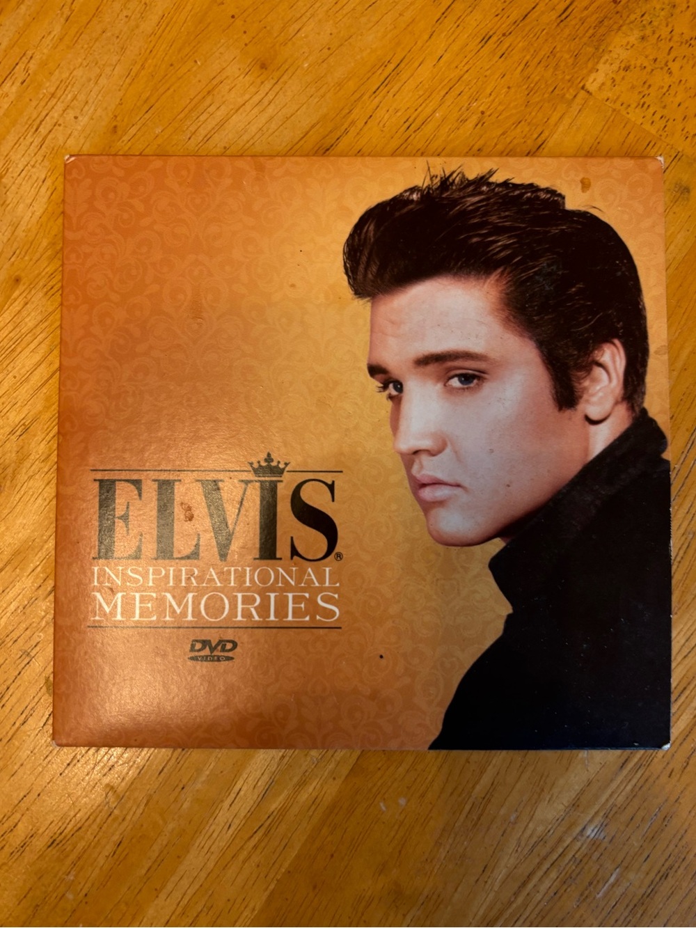 Elvis Inspirational Memories DVD - Orange and Black Cover